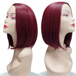 Kadıköy Peruk Kaliteli Fiber Sentetik Peruk Kısa Küt Model Kızıl Kadıköy Peruk Kaliteli Fiber Sentetik Peruk Kısa Küt Model Kızıl