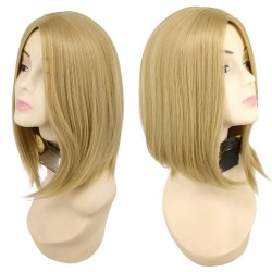 Kadıköy Peruk Kaliteli Fiber Sentetik Peruk Kısa Küt Model Açık Dore Sarı Kadıköy Peruk Kaliteli Fiber Sentetik Peruk Kısa Küt Model Açık Dore Sarı