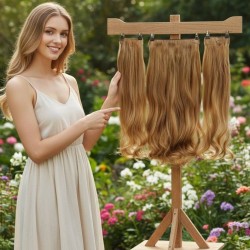 Ankarada 1 Adet Yarımay Çıtçıt 2 Adet Yan Çıt Çıt Postiş Karamel