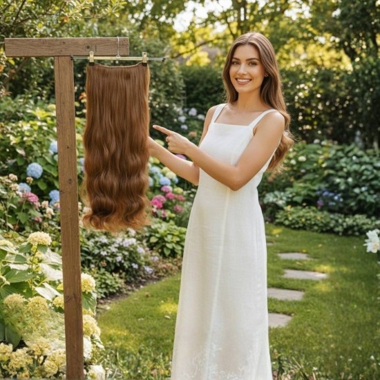 Ankarada 1 Adet Yarımay Çıtçıt Postiş Kahverengi