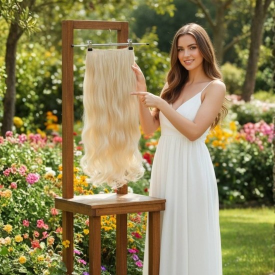 Ankarada 1 Adet Yarımay Çıtçıt Postiş Koyu Platin